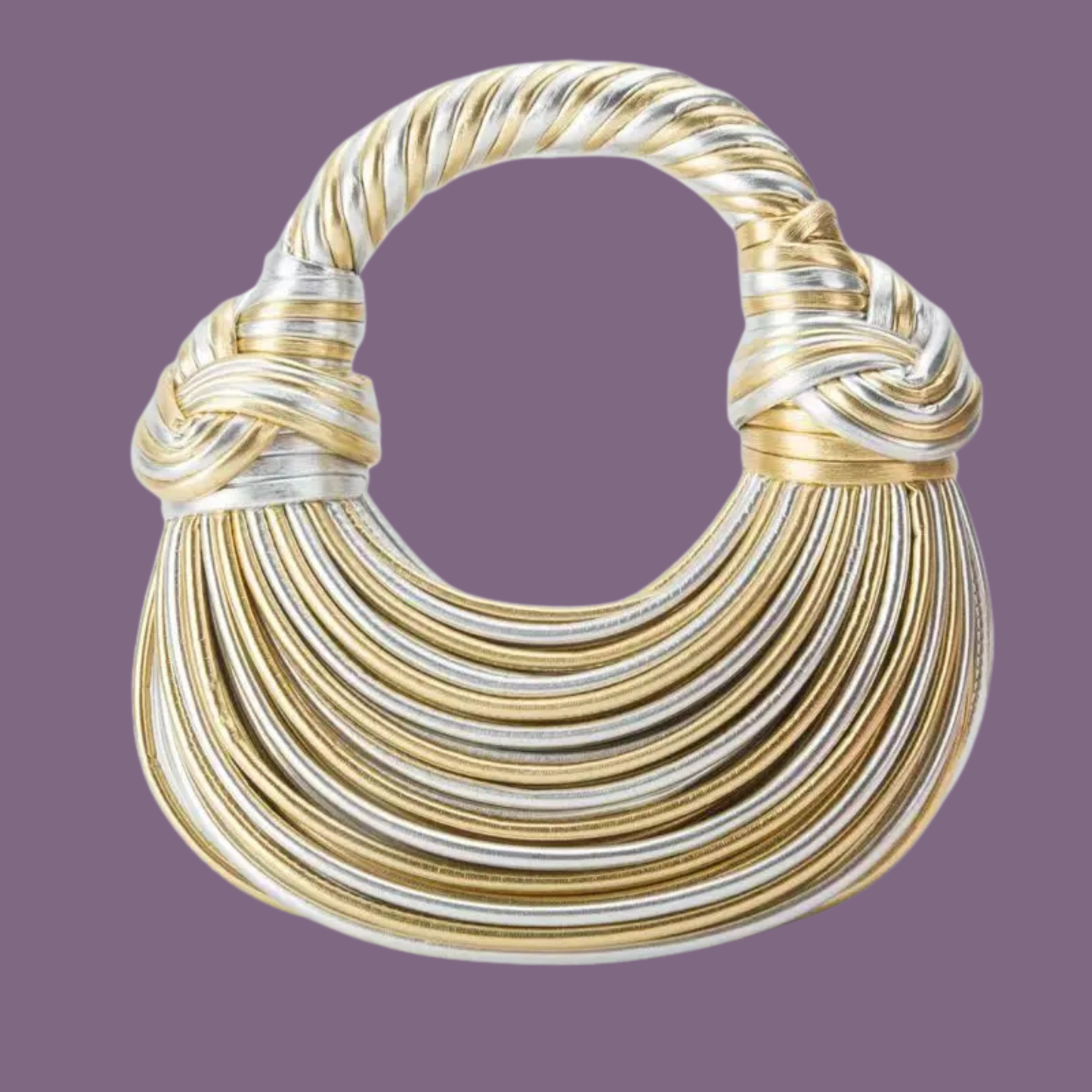 Luxury Handwoven Knotted Hobo Bag for Women