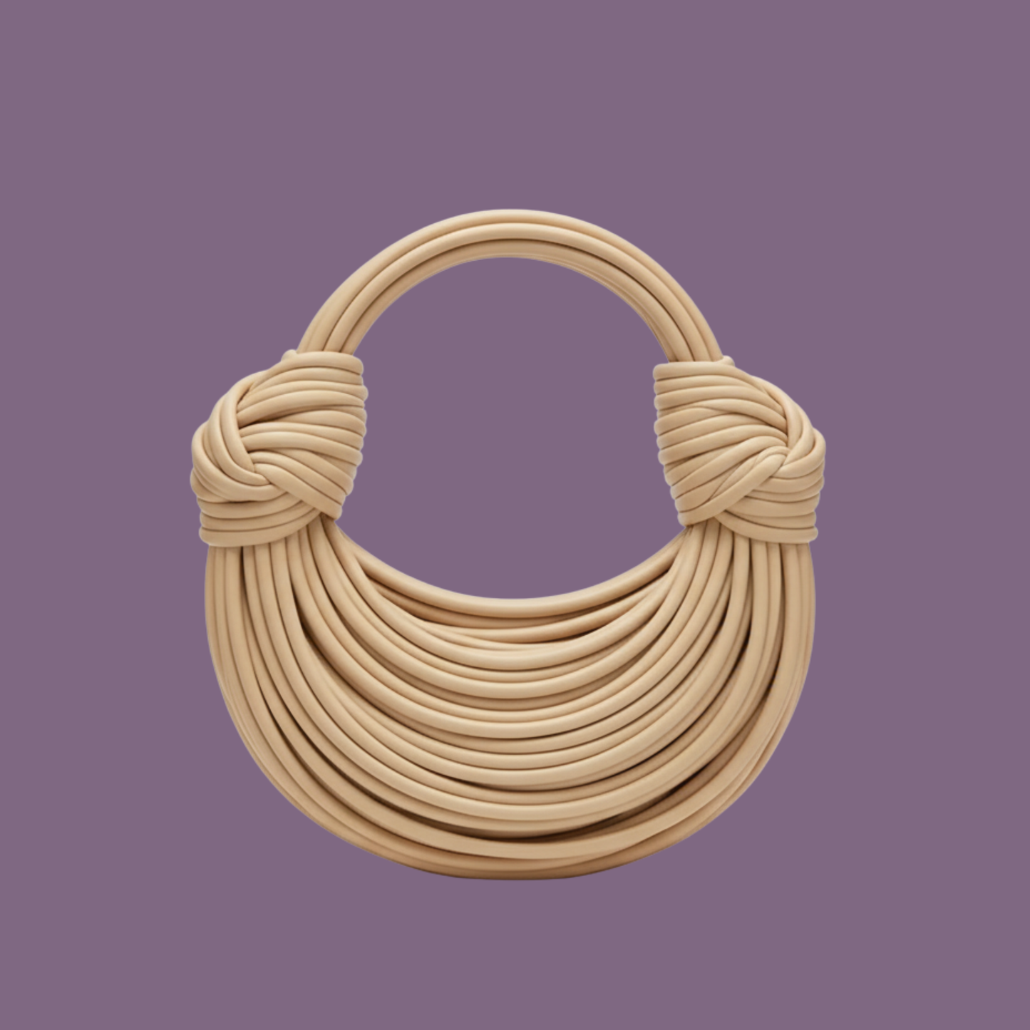 Luxury Handwoven Knotted Hobo Bag for Women