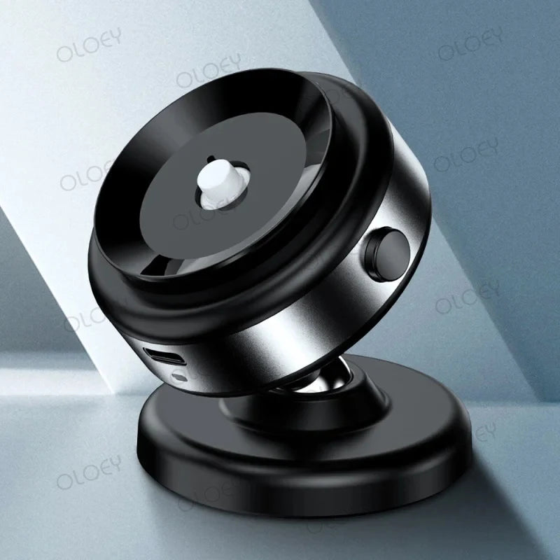 "360° Rotatable Magnetic Car Phone Holder - Universal Vacuum Mount for iPhone & Samsung"